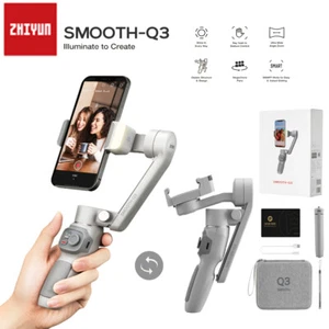 Zhiyun Smooth Q3 3-Axis Gimbal Handheld Stabilizer w/ Fill Light for Smartphone - Picture 1 of 10