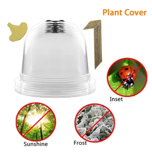 Tool Thermal Insulation Transparent Plant Cover Set With Support Pin - Bild 1 von 8