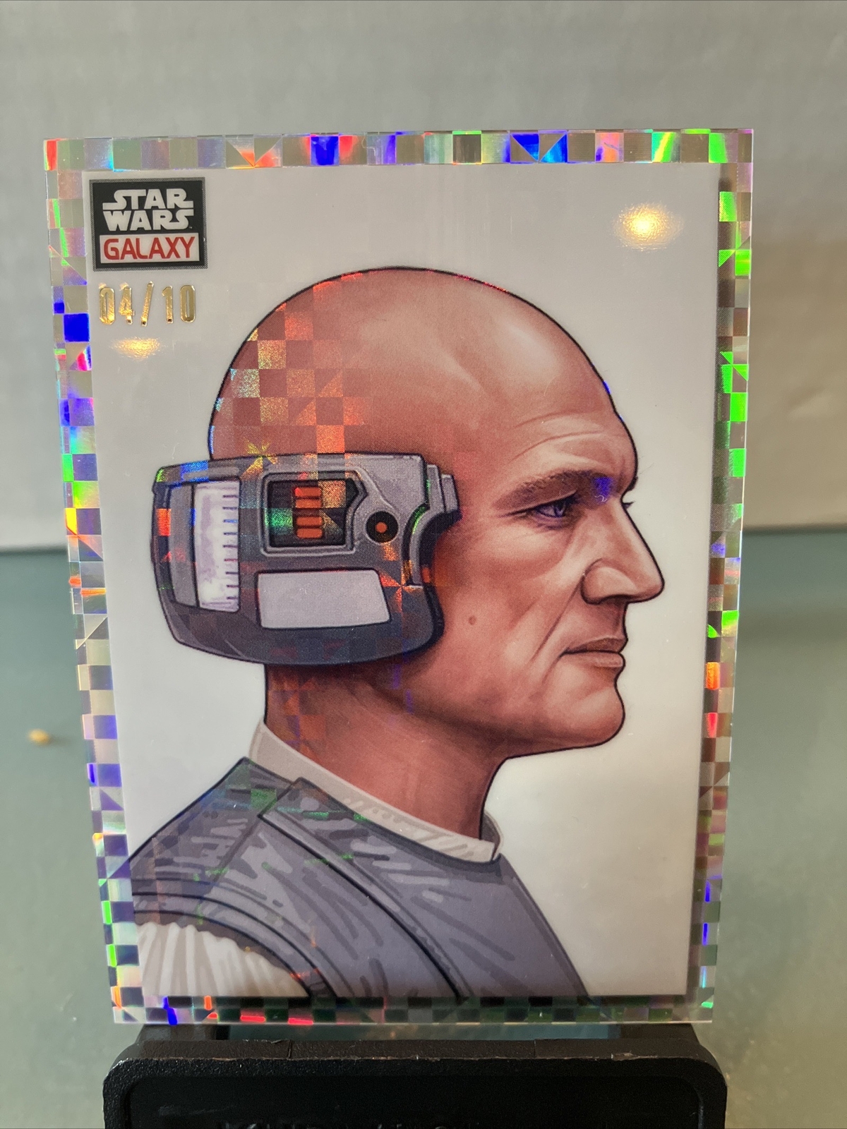 2023 Topps Star Wars Chrome Galaxy LOBOT UP CLOSE XFRACTOR 4/10! Wow!