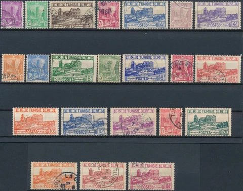 Land & People: 22 Values - Tunisia 1945 - F H Cover