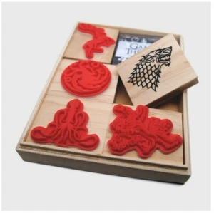 NiP Culturefly HBO Game of Thrones GOT Winter 2017 Sold Out LE Sigil Stamp Set - Picture 1 of 1