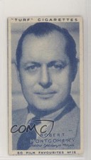 1948 Turf Film Favourites Tobacco Robert Montgomery #16 z6d