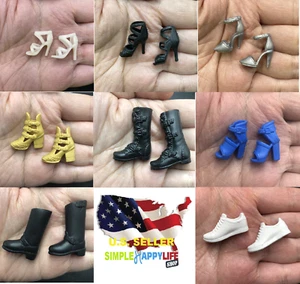 1/12 heels shoes boots / TBLeague PHICEN 6" Female Male figure Barbie doll ❶USA❶ - Picture 1 of 146