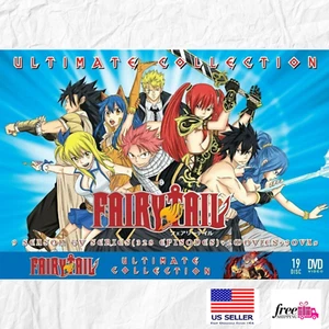 Fairy Tail Ultimate Collection 9 Season TV Series 328 Episodes+2Movies US Seller - Picture 1 of 9