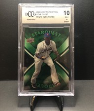JOSE REYES 2008 UPPER DECK FIRST EDITION STAR QUEST #SQ19 BCCG 10