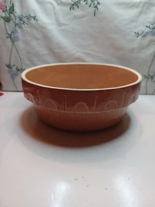 VTG Orange Watt Pottery Ovenware Nesting Mixing Bowl #8 Loops Pattern EX. COND - Picture 1 of 3