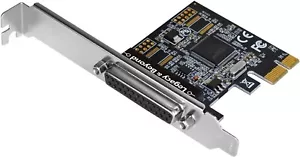 SIIG 1 Port Single Parallel PCIe Card - Supports SPP/EPP/ECP IEEE 1284 Standard - Picture 1 of 4