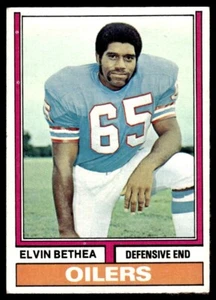 Topps Elvin Bethea Houston Oilers 1974 #226 - Imagen 1 de 2