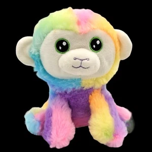 Animal Adventure Colorful Friends Affe 7 Zoll weiche Augen Pastellfarben 2019 Ostern Frühling - Bild 1 von 9