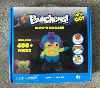 Bunchems mega pack de 400+ piezas Brilla en la oscuridad. - Imagen 1 de 2