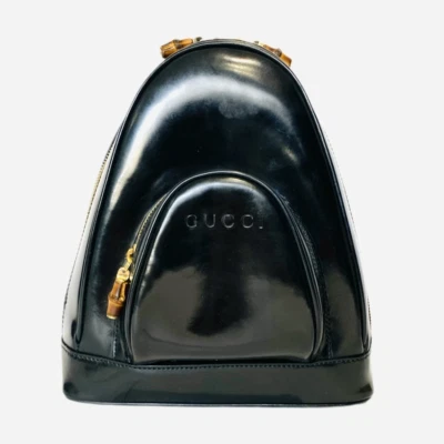 Bandolera Gucci Bambú Charol Negro 003-3444-0027 Foto 1 de 4
