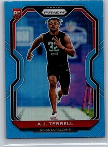 2020 Panini Prizm Prizm Light Blue #346 A.J. Terrell Atlanta Falcons - Picture 1 of 2