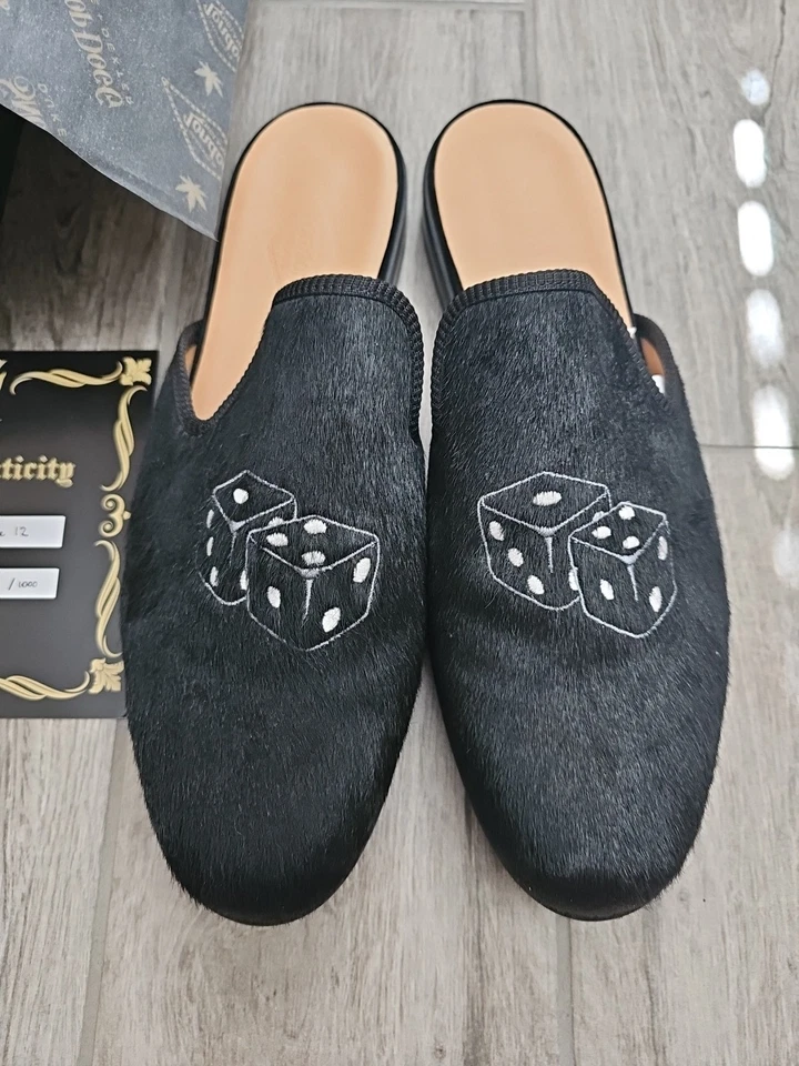 LTD Raro Snoop Dog Duke & Dexter Mulas Negras Diapositivas Vegas Dados EE. UU. 12 #211/1000 Foto 1 de 4