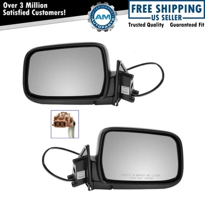 Juego de pares de espejos retrovisores eléctricos izquierda derecha izquierda izquierda izquierda para camioneta Nissan Xterra Frontier Foto 1 de 3