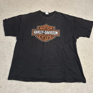 Vintage 2000s Y2K Harley Davidson Motorcycles Valley Biker Shirt Size XXL - Picture 1 of 7