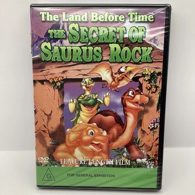 The Land before Time-The Secret of Saurus Rock (DVD, 1998) New Sealed (N7) - Image 1 of 4