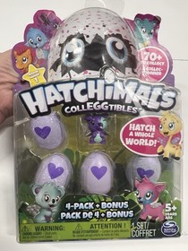 NEW Hatchimals Colleggtibles 4-pack Bonus Season 1 Collector Map Spin Master