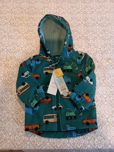 Cat&Jack Boys Fleece Lined Hooded Jacket Vehicles - 12 Months - Picture 1 of 5