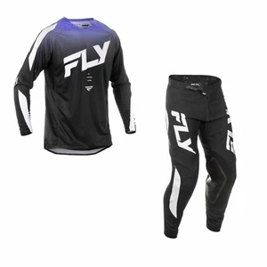 Fly Racing 2025 Evolution DST Adult Motocross kit - Black/White/Purple - Picture 1 of 1