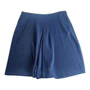 NWT Laurn LRL Women's Navy Walking Active Skirted Casual Shorts Size 12 - Picture 1 of 7