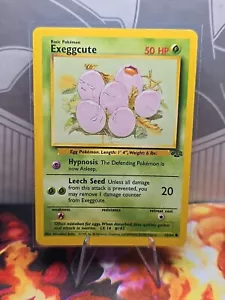 Exeggcute Pokemon Pokémon Card Unlimited Jungle Set 52/64 - Picture 1 of 2