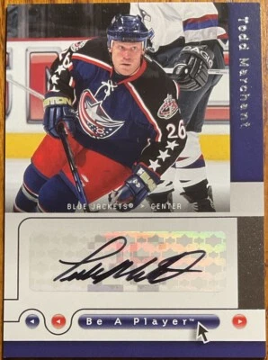 2005-06 Be A Player Signatures Todd Marchant #TM Columbus Blue Jackets - Image 1 of 2