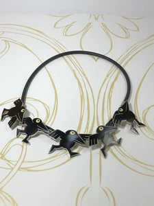 SELTENE Vintage ACME Studio Krähe Halskette mit OG BOX Bedard Museum Company - Bild 1 von 10