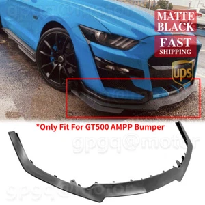 For Ford Mustang 14-21 Unpainted Replacement Front Lip GT500 Style Front Bumper - Picture 1 of 7