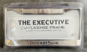 Missouri State Bears Executive License Plate Frame - Satin Chromed, new - Imagen 1 de 3