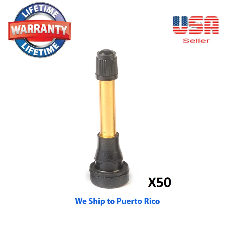 LOTE DE 50 VÁLVULAS DE NEUMÁTICO A PRESIÓN DE ALTA PRESIÓN TR600HP clasificadas a 100 psi.  Foto 1 de 3