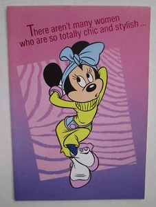 The Disney Parade Stylish Minnie Mouse Unused Gibson Greeting Card - No Envelope - Picture 1 of 3