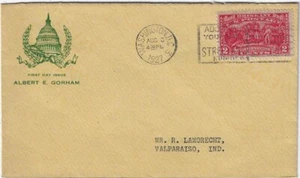 FDC   #644-6    Gorham   -- DC  cxl - Picture 1 of 2