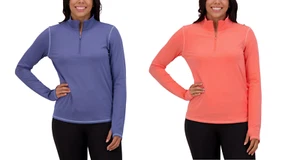 Soybu Women's Long Sleeve Quarter Zip - Picture 1 of 23