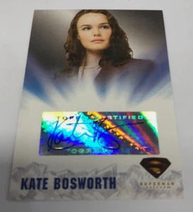 2006 TOPPS SUPERMAN RETURNS TRADING CARD AUTOGRAPHED CARD KATE BOSWORTH - Picture 1 of 2