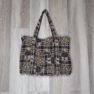 Borsa a tracolla fatta a mano con cerniera tema golf arazzo - Foto 1 di 8