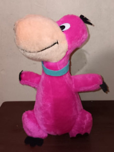 Vintage Flintstones 1989 Nanco Dino The Dinosaur 10” Plush Stuffed Animal Toy