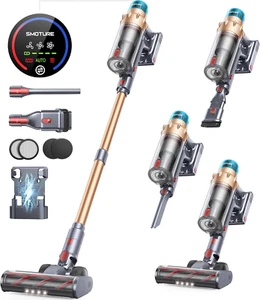 Cordless Stick Vacuum Cleaner 550W 45KPA for Pet Hair Carpet Floor Home - Picture 1 of 8