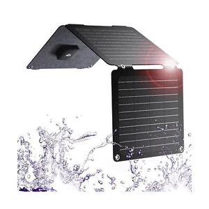 [New Version] BigBlue 20W Solar Panel Charger with USB-A and USB-C Ports, Por... - Picture 1 of 8