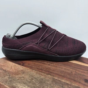 Abeo Emely Mule Shoes Women's 10 Purple Knit Comfort Slip On Walking Sneakers - Picture 1 of 12