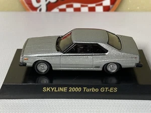 Kyosho 1/64 2000 Turbo GT-ES Silver Nissan Skyline MiniCar Collection - Picture 1 of 6