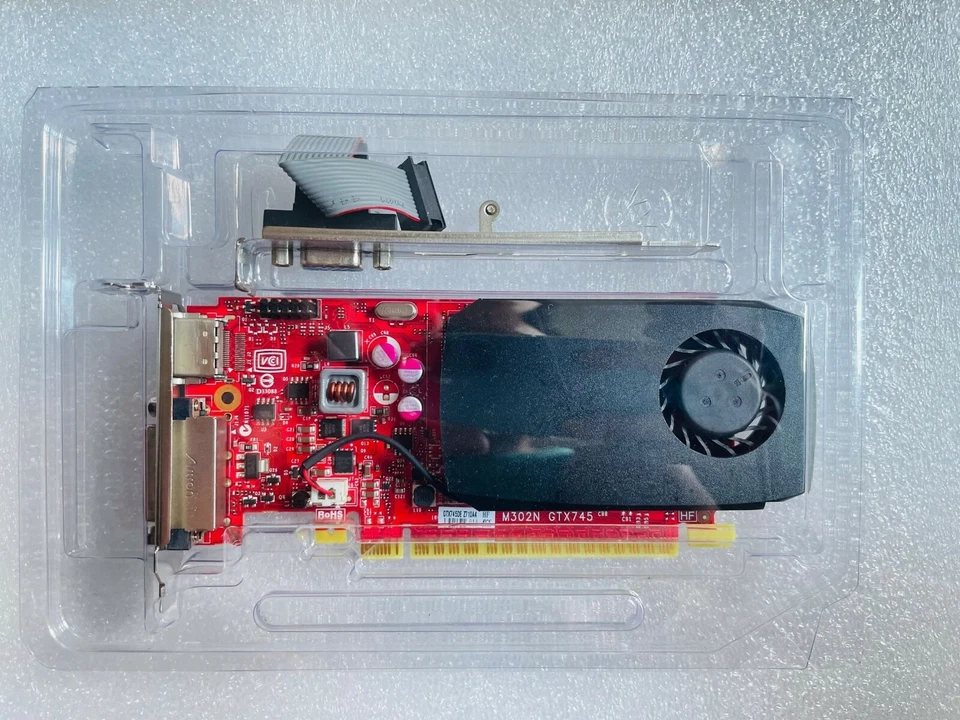 Dell NVidia GeForce GTX 745 4GB Graphics Card 128Bit PCIE 3.0 GDDR3 VGA/DVI/HDM - Image 1 of 4