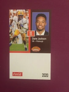 Dane Jackson 2020 Senior Bowl Karte 25.01.20 Pittsburgh - Bild 1 von 1