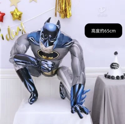 Globos Airwalker de pie Batman 65 cm para fiesta de cumpleaños para niños pequeños➕ 3⃣ 🆓 🎈 Foto 1 de 4