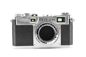 Nikon S2 Chrome Dial Nippon Kogaku Rangefinder Camera #308 - Picture 1 of 7