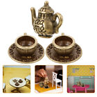 1 Set Miniature Tea Set Dolls House Mini Tea Pot Tea Cups For Micro