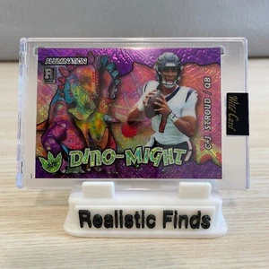 2023 Wild Card Alumination C.J. Stroud QB Dino-Might Rookie Card 2/3 Texans - Picture 1 of 2