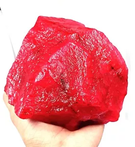 5000.00 Ct/1 Kg Red Ruby Uncut African Rough EGL Certified Loose Gemstone LVN - Picture 1 of 7