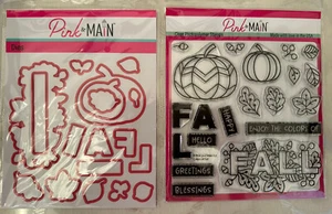 Pink & Main Stamp And Die Set Colors Of Fall - Picture 1 of 4