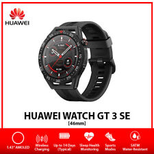 Huawei Watch GT 3 SE 46mm 1.43" Bluetooth Android iOS Smartwatch – Black/46mm