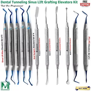 Dental Tunneling Kit Implant Surgery Periodontal Tunneling Procedure PT1-PT2 - Picture 1 of 4